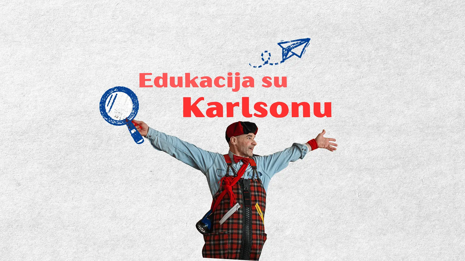 Edukacija-ekskursija teatre su personažu Karlsonu