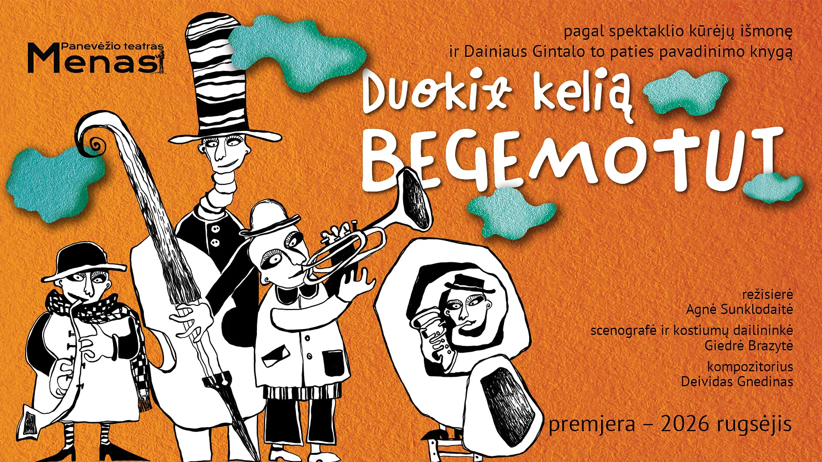 35-ąjį sezoną teatras „Menas“ pradėjo spektaklio „Duokit kelią Begemotui“ premjera